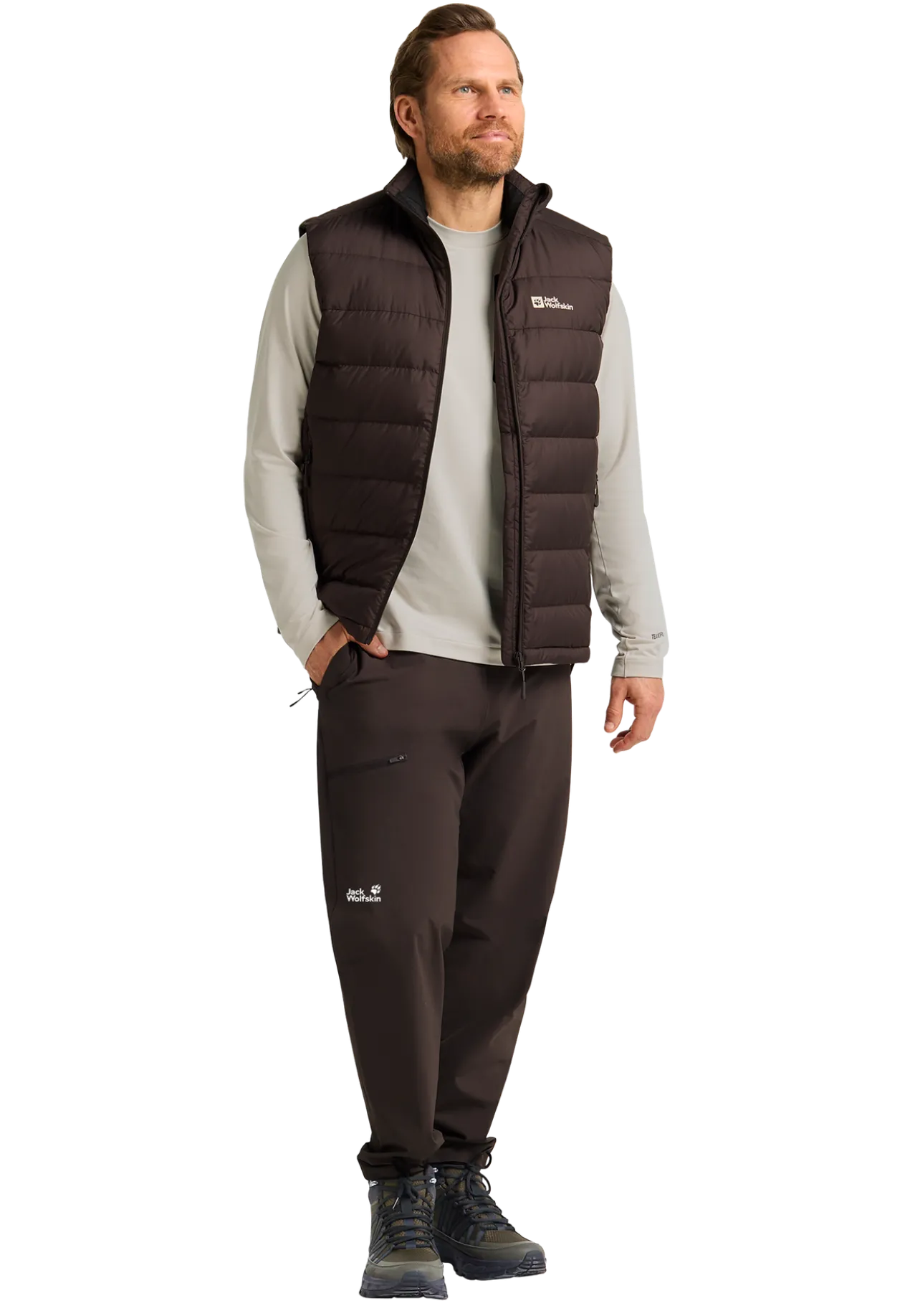 ATHER DOWN VEST M RDS