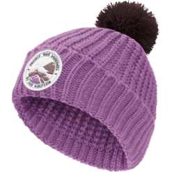 POMPOM BADGE BEANIE K