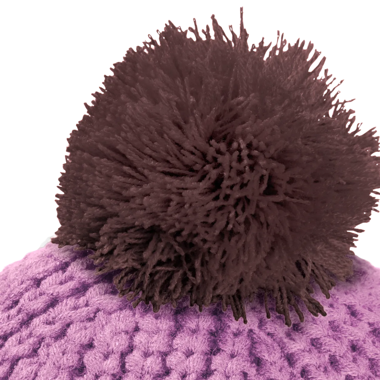 POMPOM BADGE BEANIE K