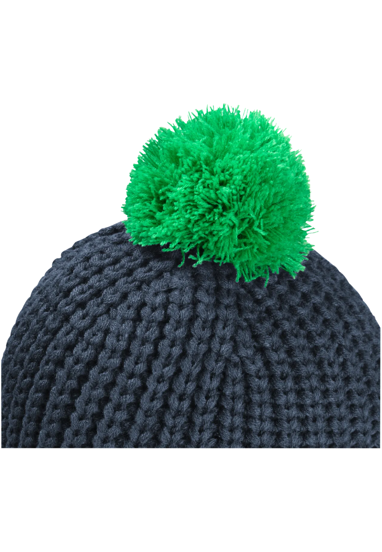 POMPOM BADGE BEANIE K