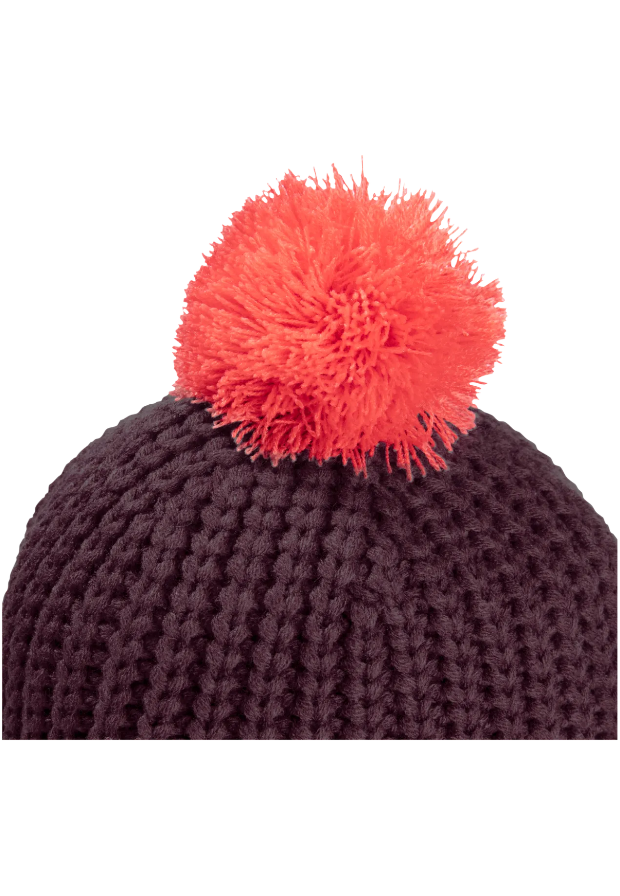 POMPOM BADGE BEANIE K
