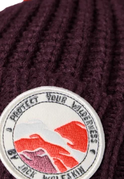 POMPOM BADGE BEANIE K