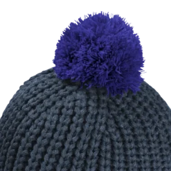 POMPOM BADGE BEANIE K