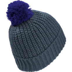 POMPOM BADGE BEANIE K