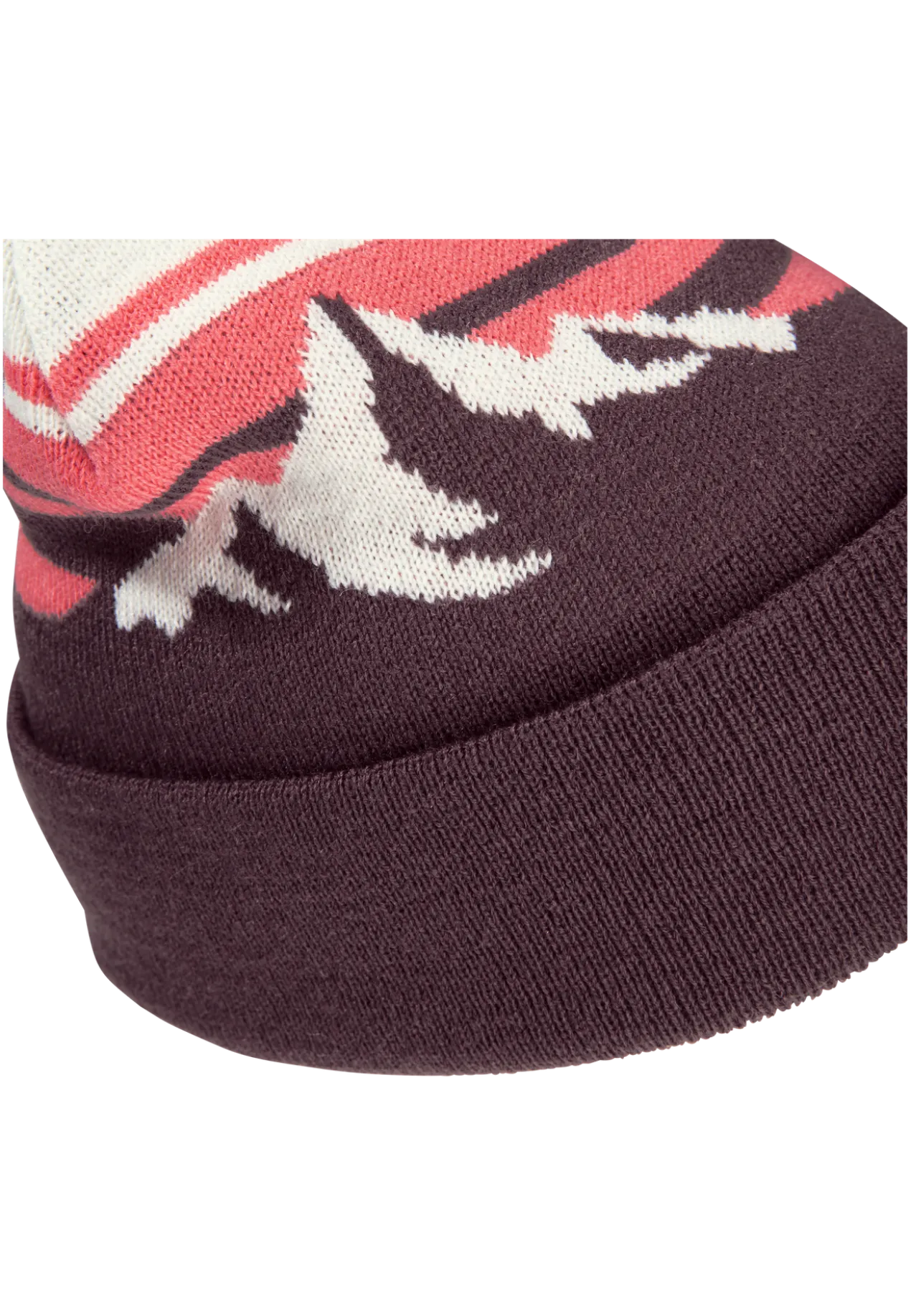 STRIPY POMPOM BEANIE K