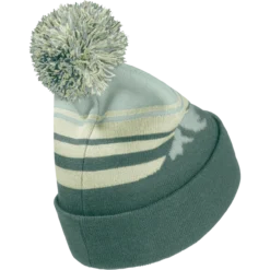 STRIPY POMPOM BEANIE K